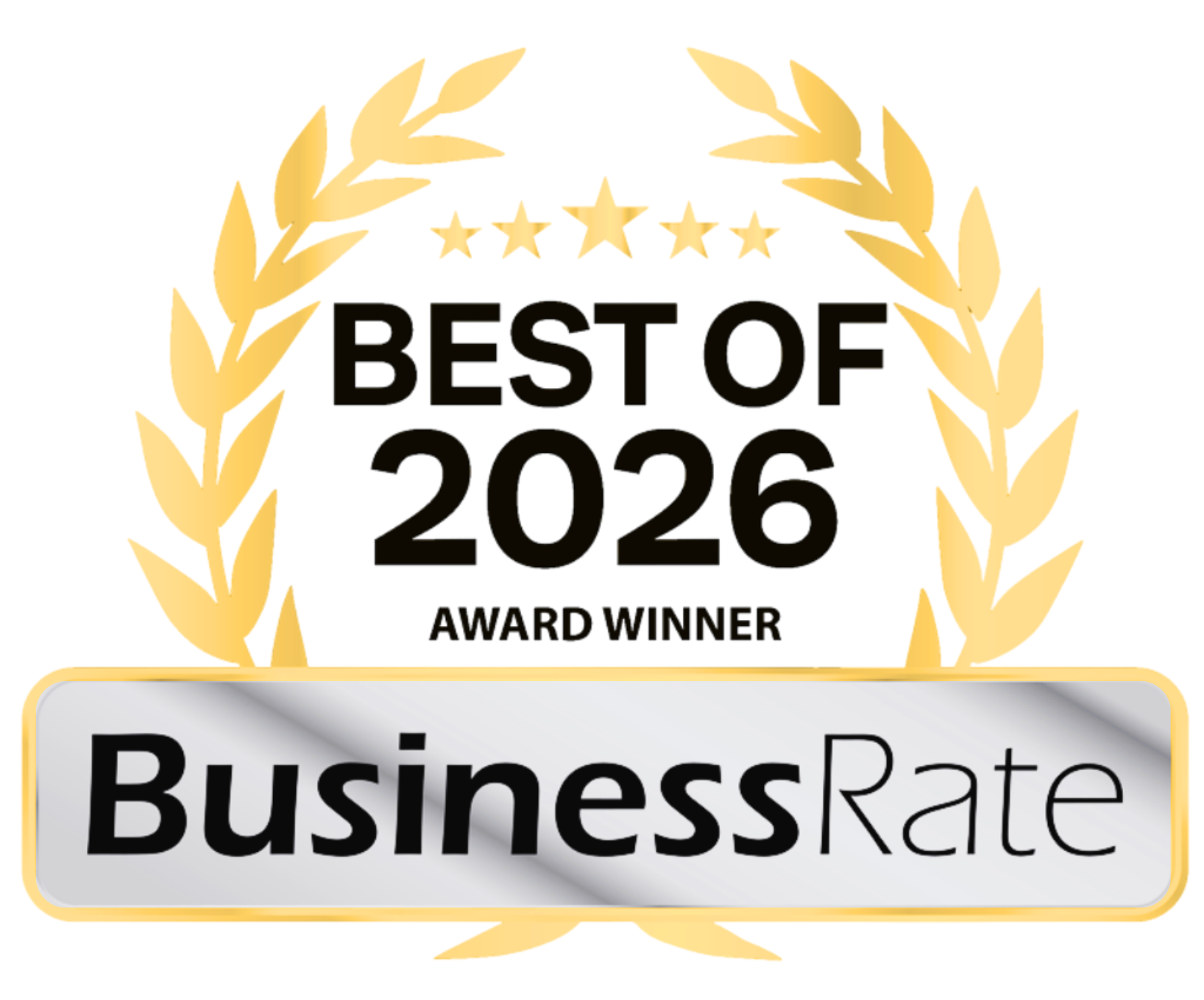Best of 2026, BusinessRate Award Winner